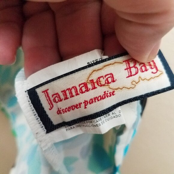 Jamaica Bay 10 Padded Bikini Tankini Swim Top Adjustable Size 10 Swim Suit - Picture 3 of 10